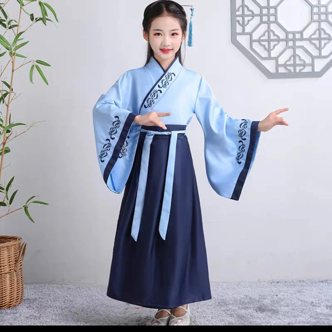 中国风春夏夏装长袖古风国学服