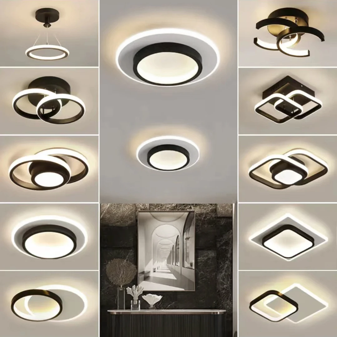 网红过道灯网红创意爆款入户玄关走廊夜灯吸顶灯具简约轻奢阳台灯