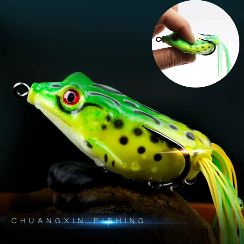 5g/13g仿真双须雷蛙路亚饵黑鱼专杀4cm/5.5cm打黑假饵双钩工厂