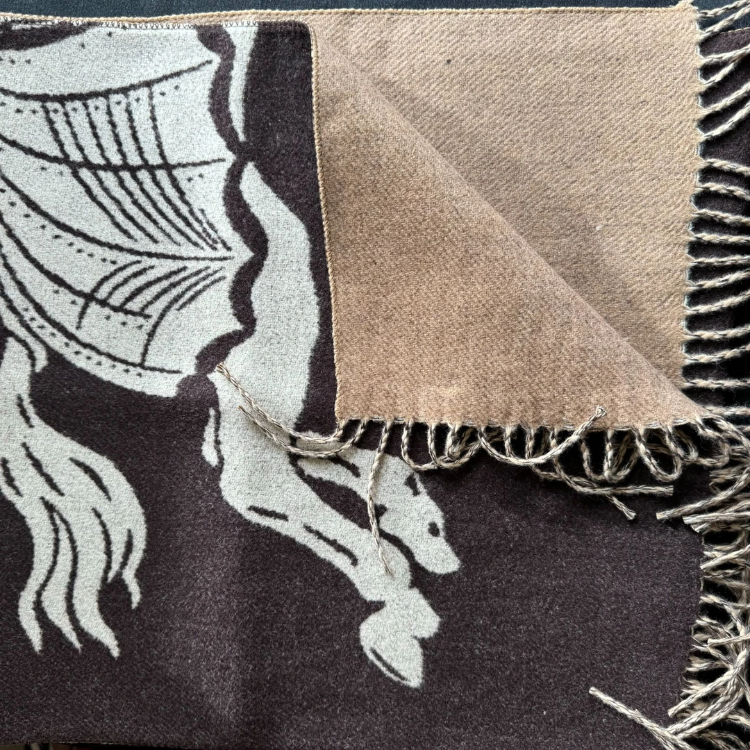 C836羊绒真丝70*180秋冬长巾轻奢气质百搭时尚复古围巾披肩丝巾女