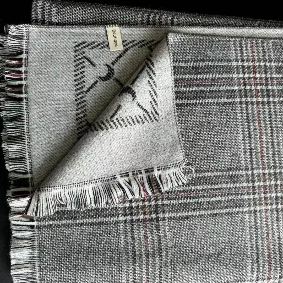 C884羊绒70*180秋冬长巾轻奢气质百搭时尚复古围巾披肩丝巾女