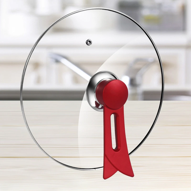 【御慕】可立式燕尾锅盖手柄配件炒锅通用防烫木把手提手胶木