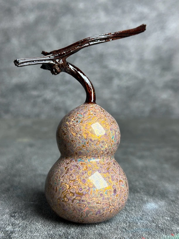 三拙漆艺制精工重工犀皮大漆葫芦非遗传统文化手工手艺人送礼中式