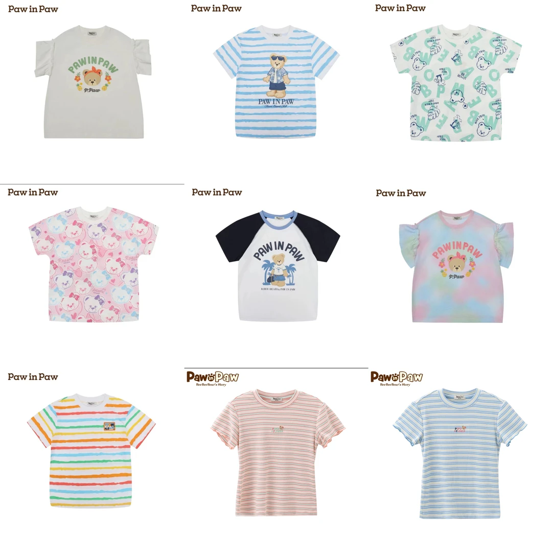 PAWINPAW24夏款福利女宝短袖t恤合集