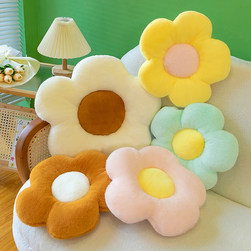 超萌可爱太阳花坐垫花瓣靠垫沙发椅子垫儿童宝宝椅垫汽车坐垫抱枕