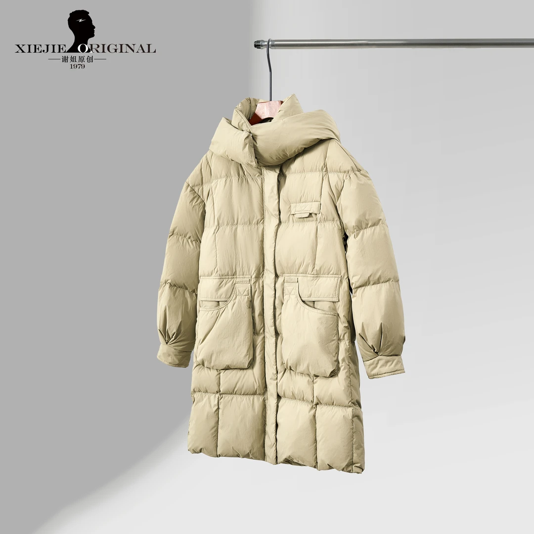 【谢姐轻奢原创】欧版时尚休闲百搭保暖女士羽绒服YJ23155