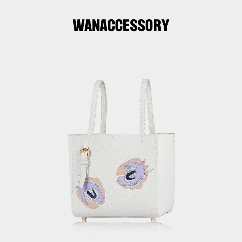 万蔻托特包提篮包水桶包单肩手提斜挎腋下包原创