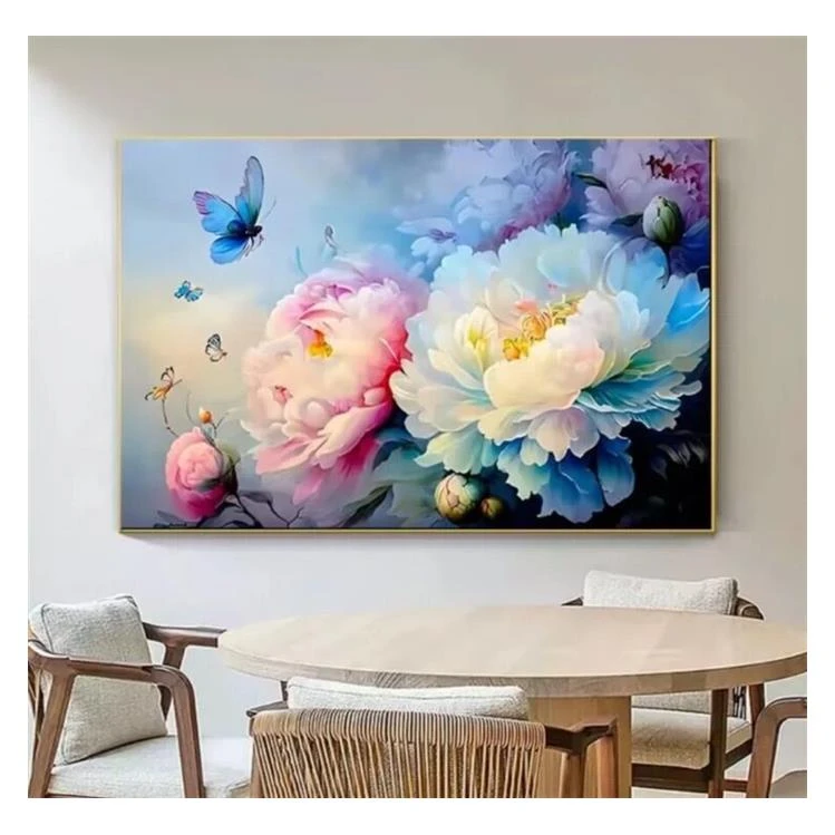 蒙娜丽莎十字绣：新款蝶恋花 大格四股绣85x60厘米46色