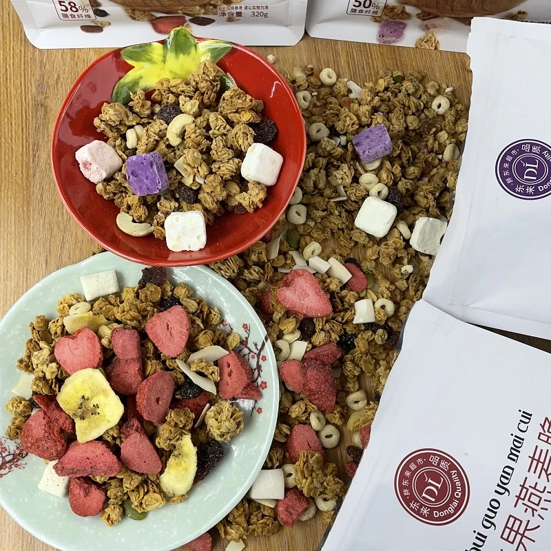 许昌胖东来燕麦脆 草莓水果燕麦脆每日坚果酸奶燕麦脆胖东来麦片
