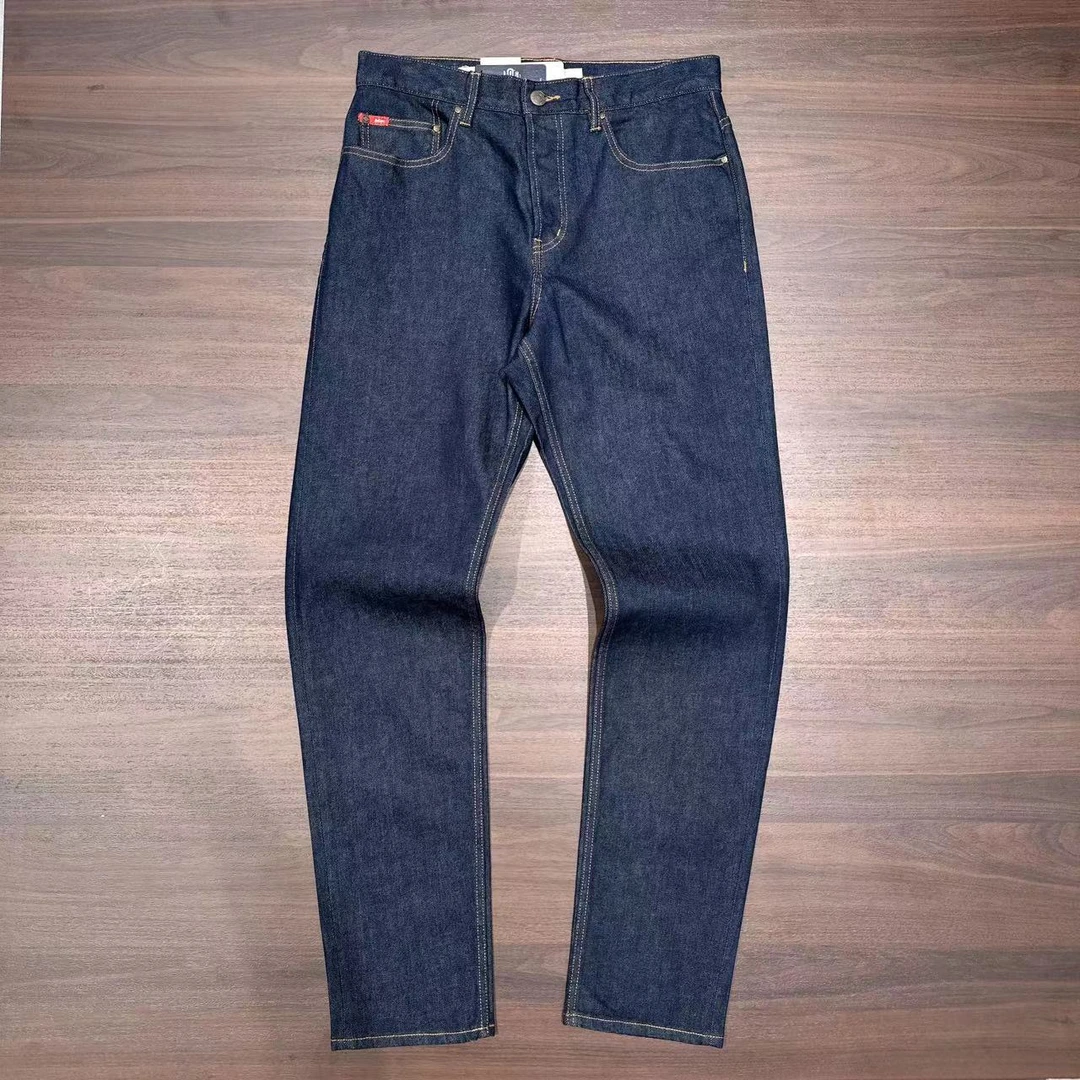 LC 纽扣款原牛微弹直筒牛仔裤 4LC03 DM24C986