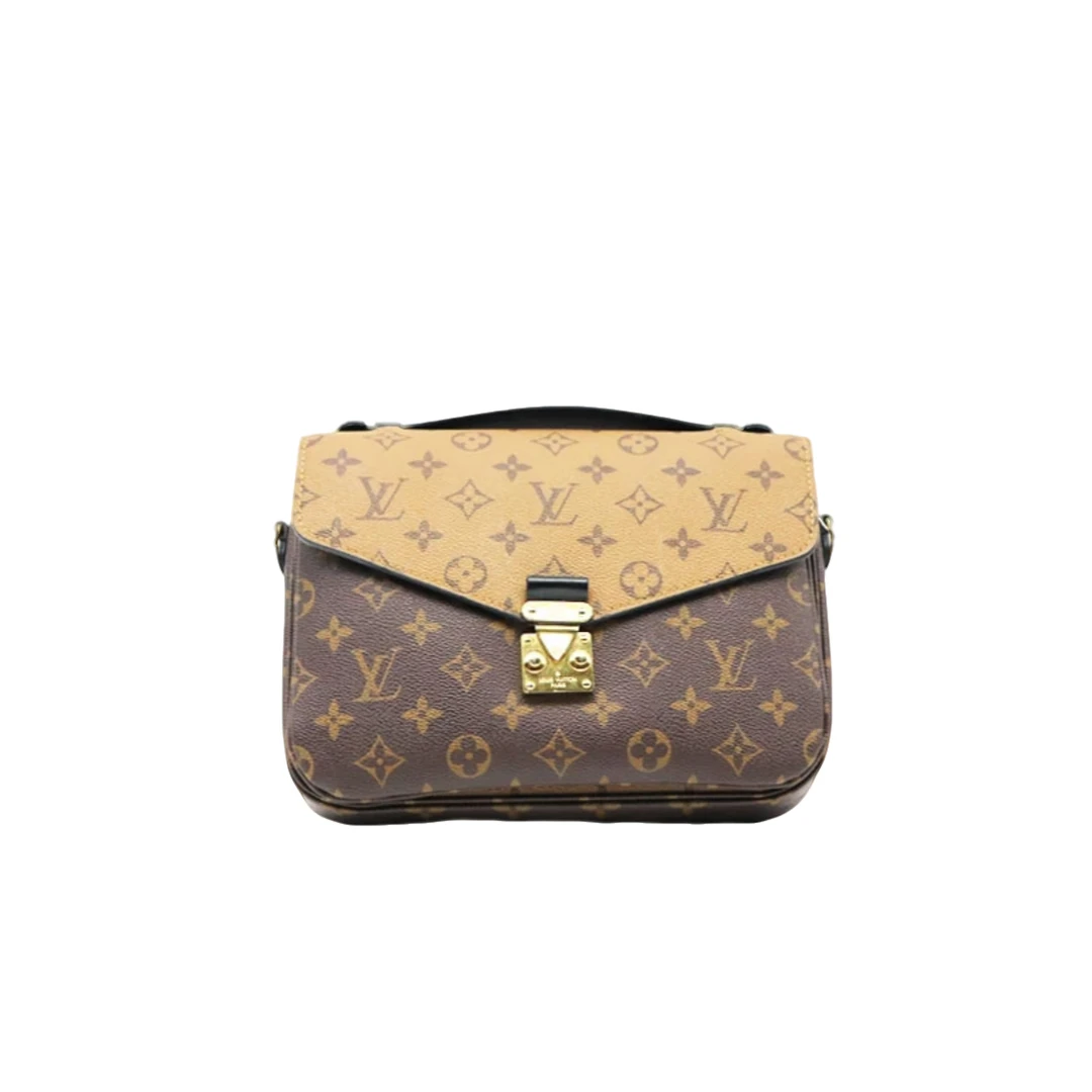 99新 LouisVuitton/路易威登 安琳满/拼色邮差/公价19700