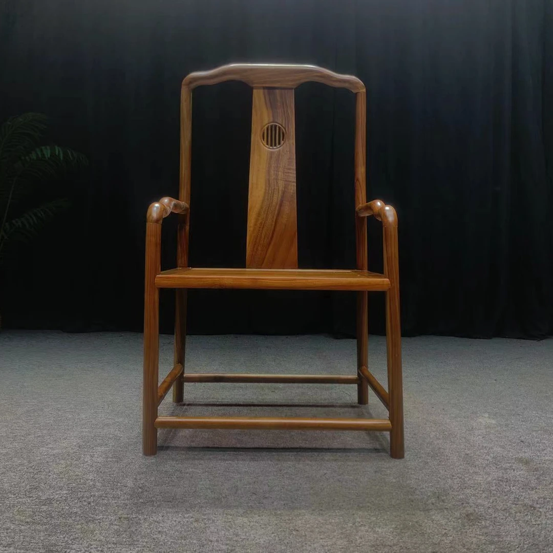 南美胡桃木材质浩然主椅