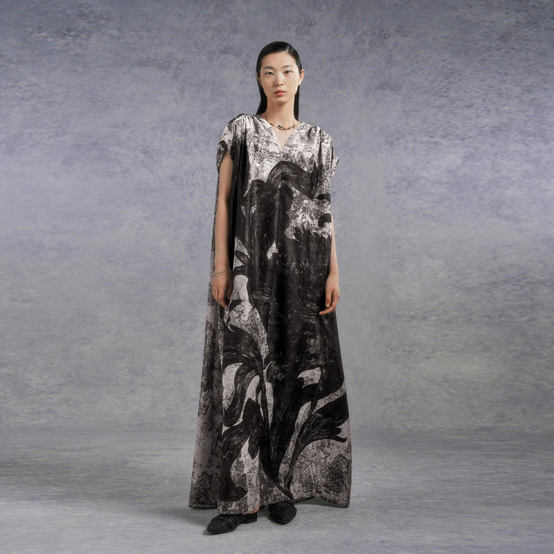 EXCEPTION宽松印花连衣裙AA24-J1J02