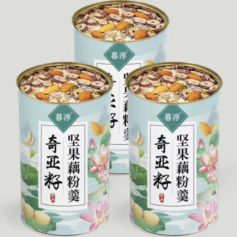 暮淳正宗古法纯藕藕粉坚果羹500g速溶饱腹营养代餐早餐代餐冲泡