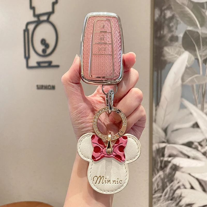 适用丰田钥匙套高级感雷凌女卡罗拉锐放皇冠陆放专用bz3威兰达壳