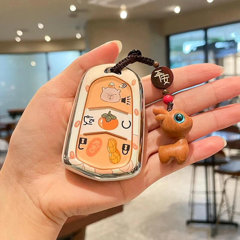 适用凯迪拉克XT5钥匙套XT4 XT6 XTS CT4 CT5 CT6 ATSL扣SRT壳GT4