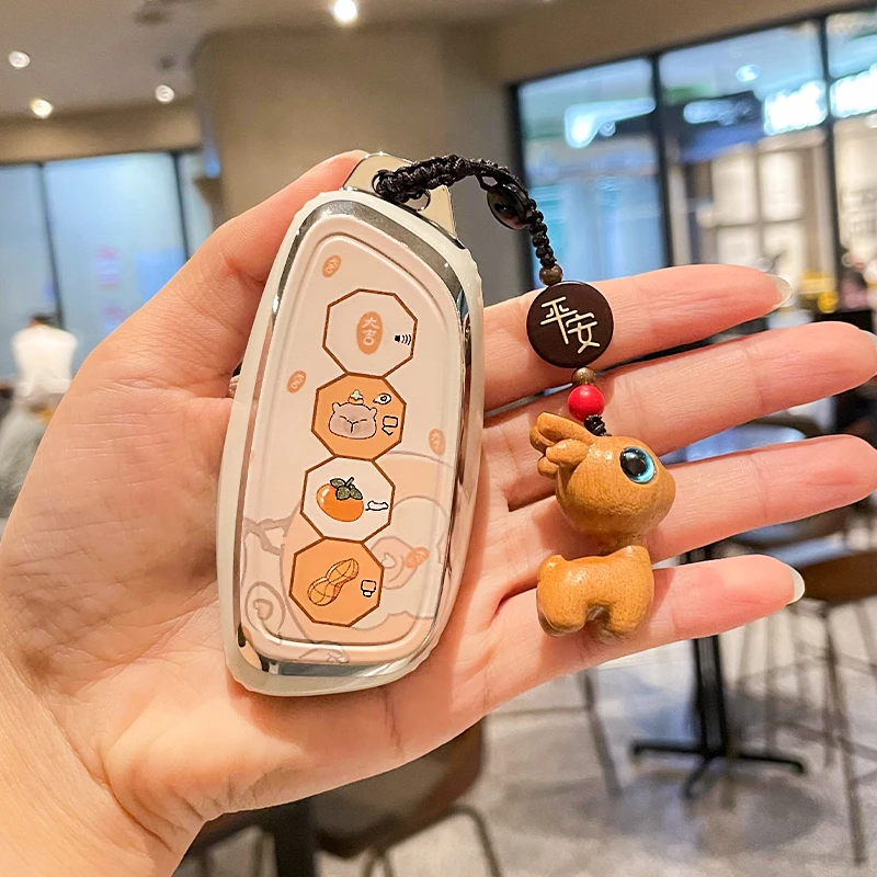 专用哈弗二代大狗钥匙套长城哈佛猛龙神兽枭龙max酷狗枭龙车扣壳