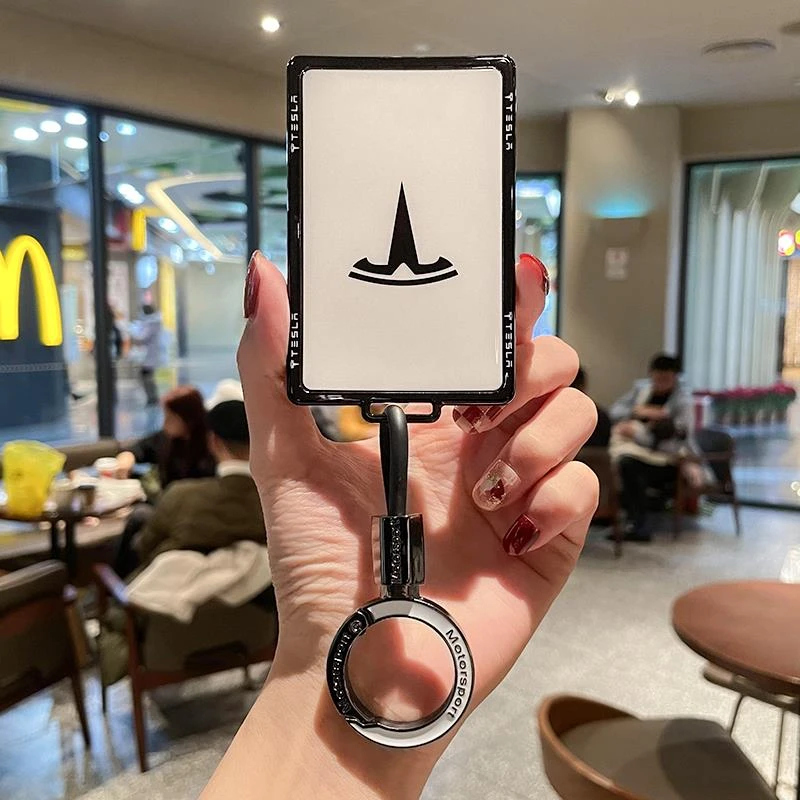 特斯拉卡片钥匙套model丫配件高级model3焕新版改装卡套壳扣男女