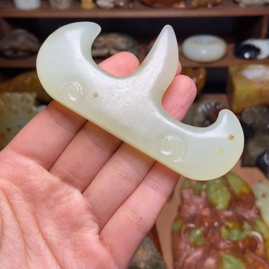 白玉菩提吊坠一一