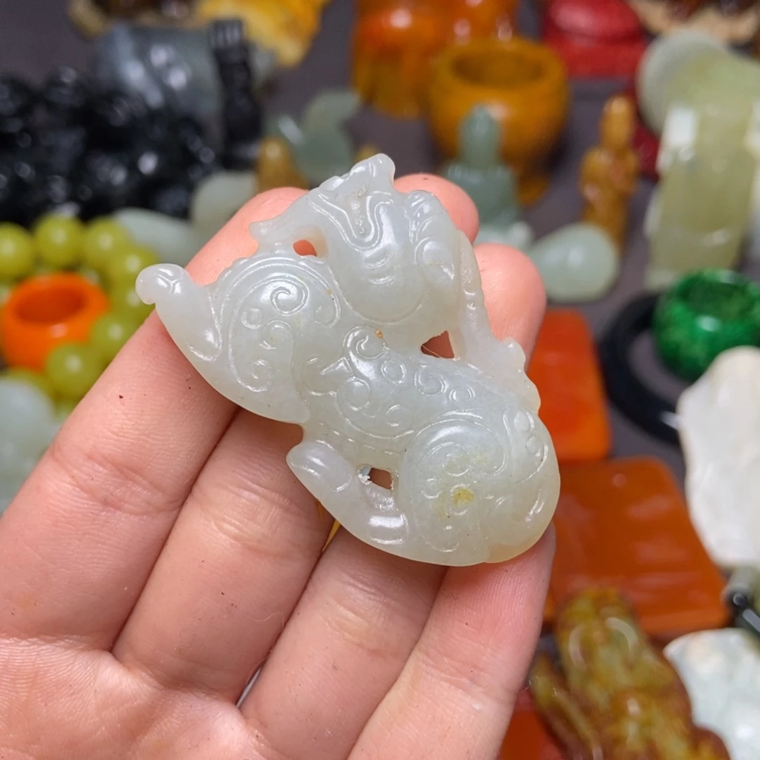 白玉菩提吊坠一一