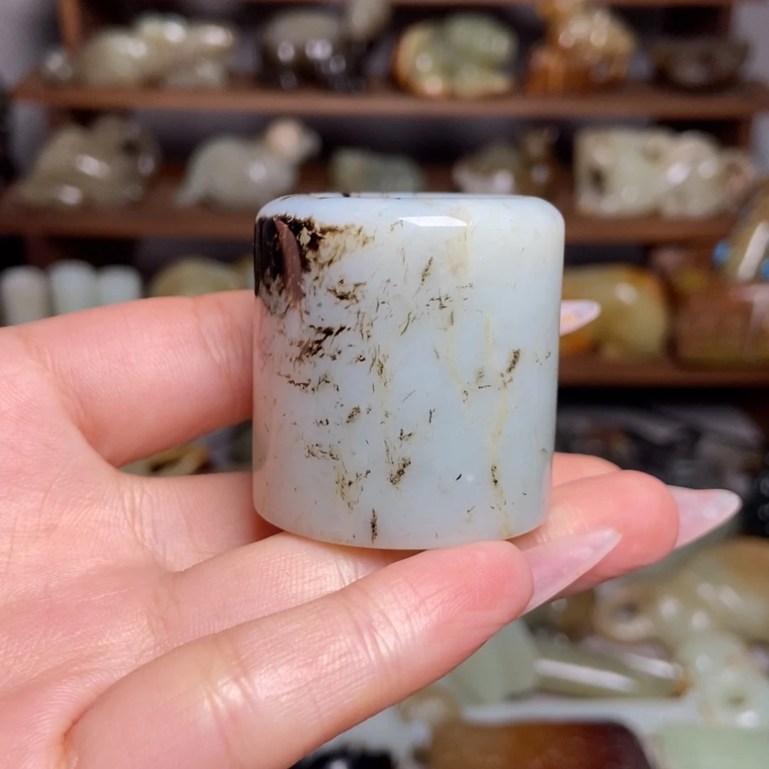 白玉菩提吊坠一一