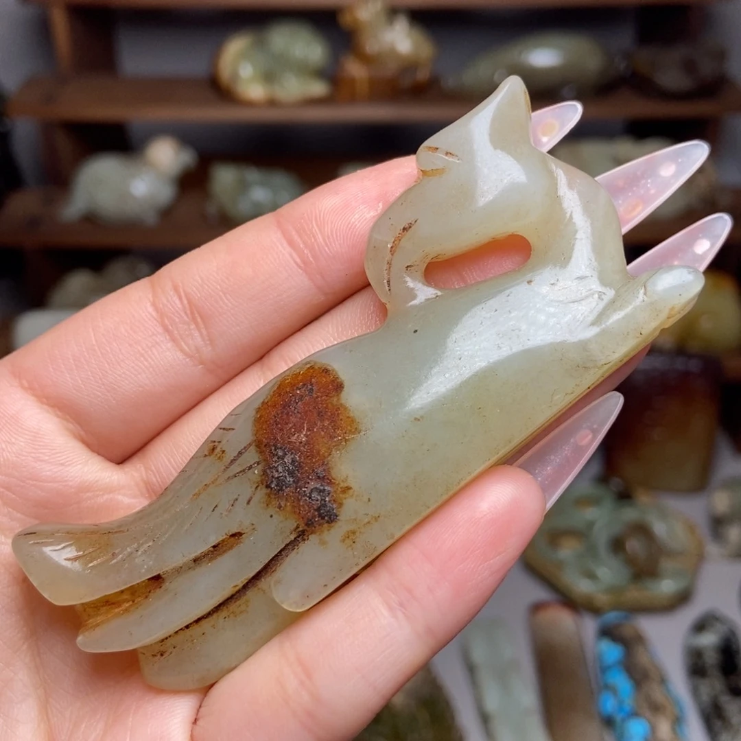 白玉菩提吊坠一一