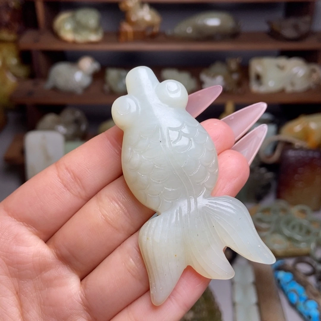 白玉菩提吊坠一一