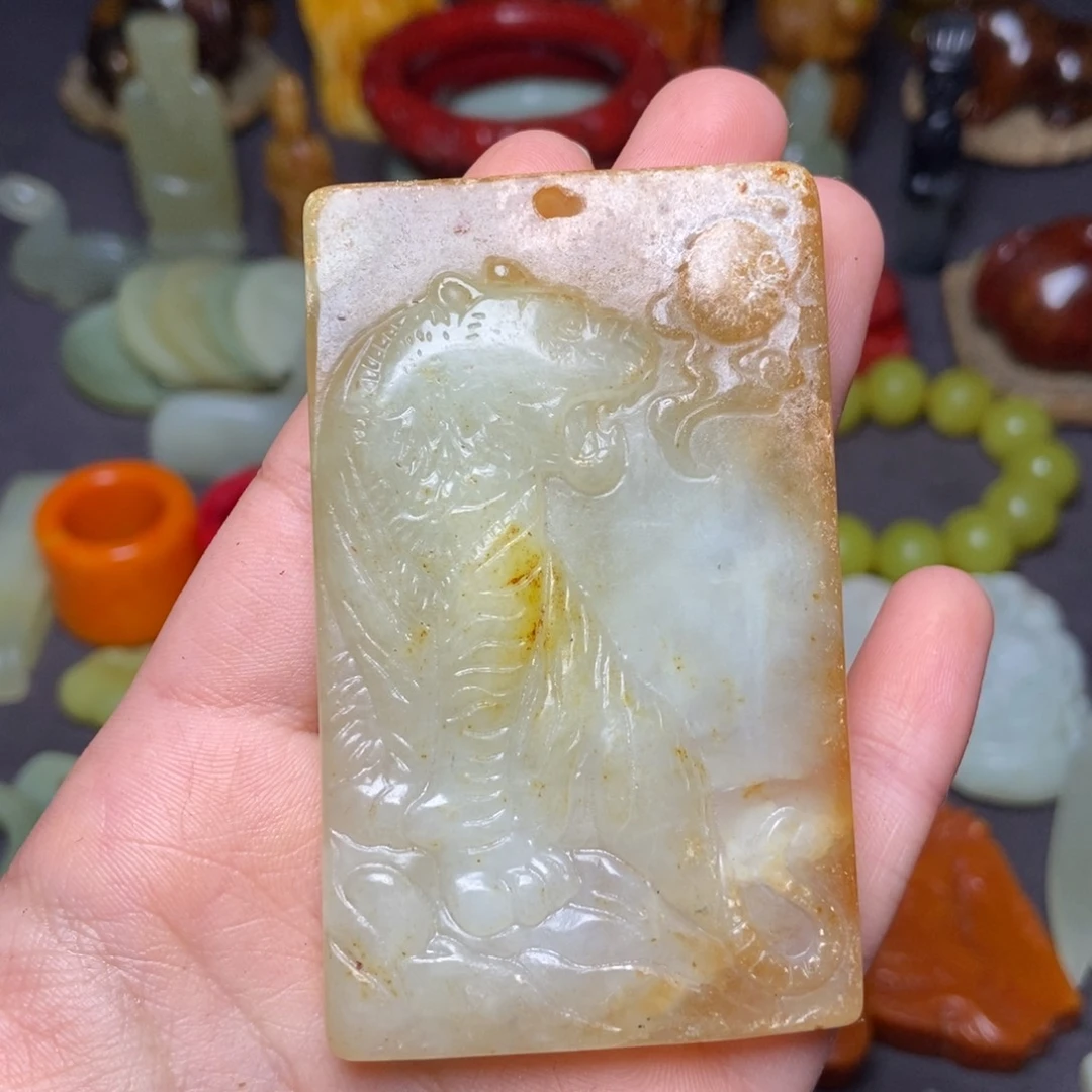 白玉菩提吊坠一一