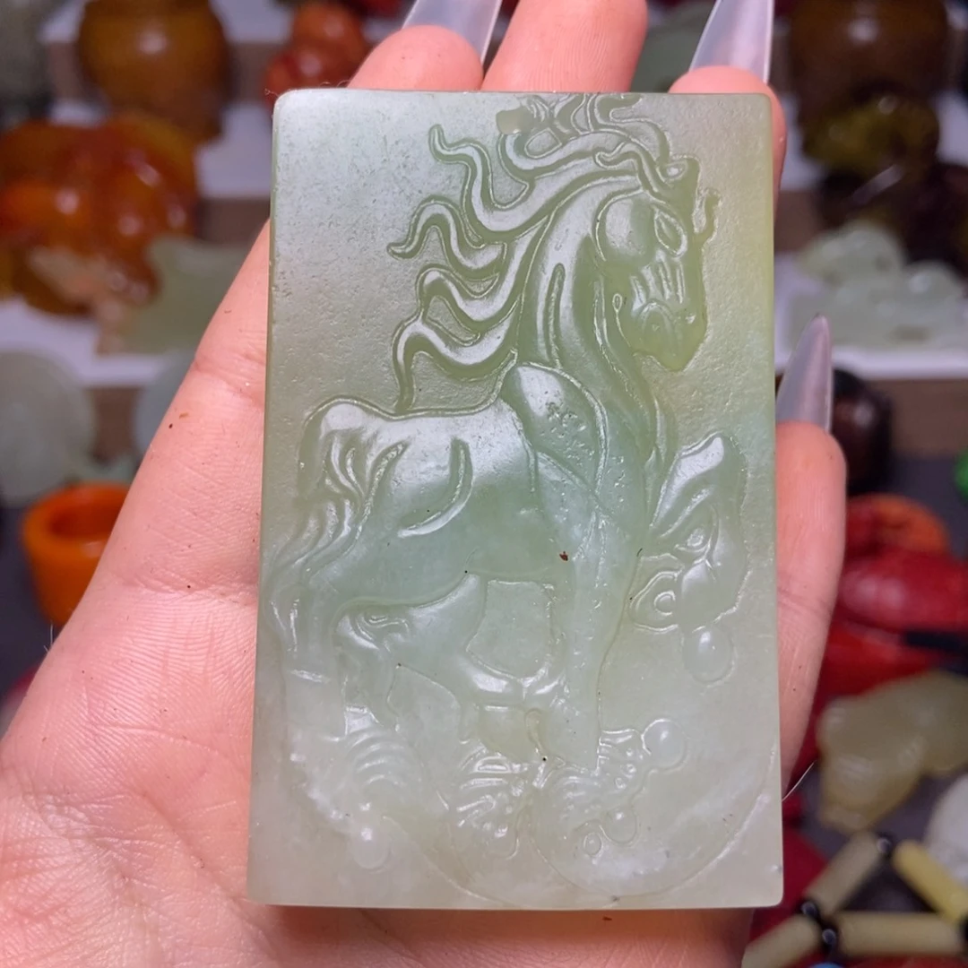 白玉菩提吊坠一一