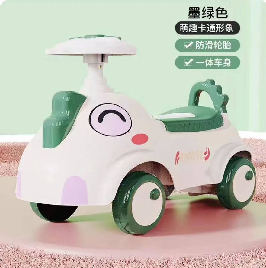 新款恐龙儿童滑行车音乐灯光滑行可储物宝宝便携式溜溜车扭扭车