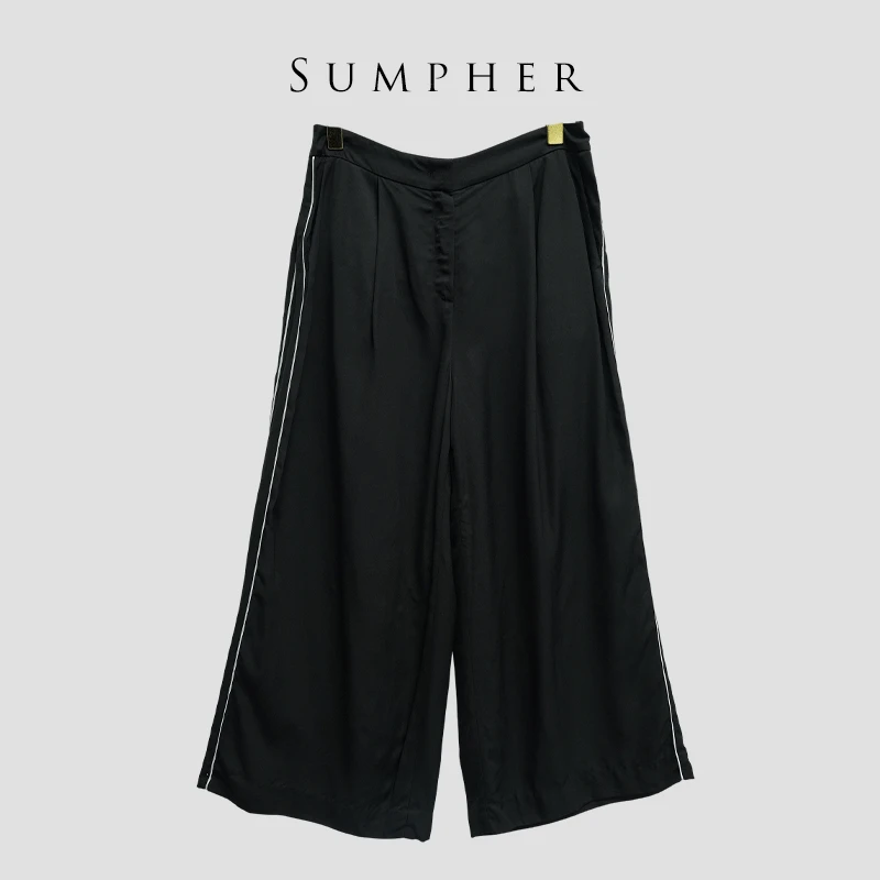 【广州杰哥Jack】Sumpher米家专柜新款百搭高端黑色裤子-15083