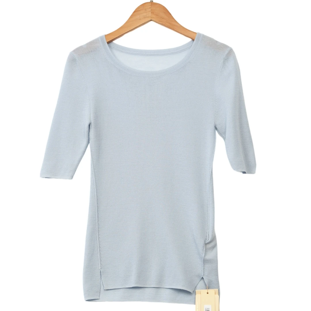 LAI睐折扣女装新款洋气通勤蓝女上衣-29712