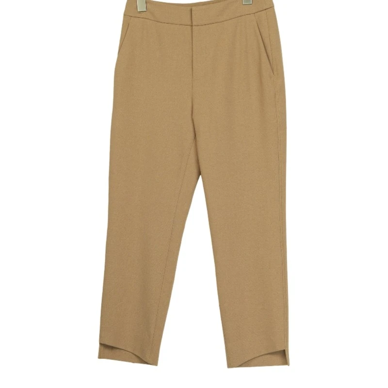 华人某杰精选女装新款洋气百搭女士卡其裤子-0640