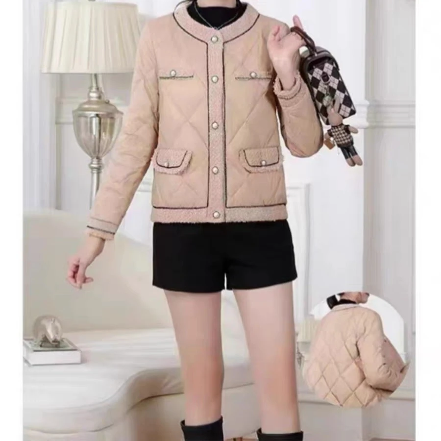 专柜正品短款时尚保暖白鸭绒羽绒服