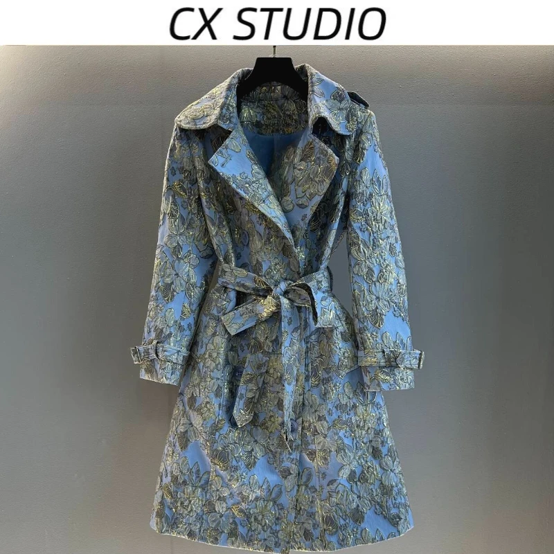 [新1]编码62 经典收腰轻奢气质时尚秋季连衣裙(定制女装）TG266