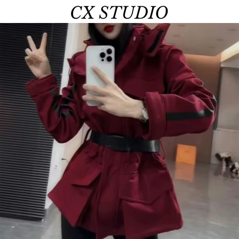 收腰短外套冬装2024秋冬新款冬季加绒加厚棉服上衣女装MY8551