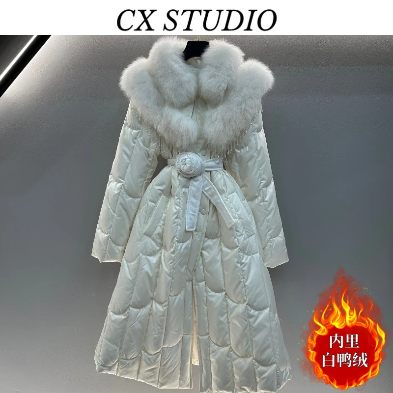 编码03 经典收腰轻奢时尚冬季羽绒服（定制女装）OS9925A