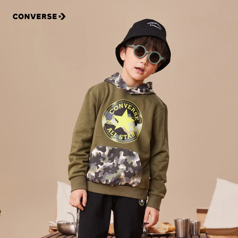Converse匡威儿童童装男女同款春秋卫衣CNVN-PO-D140