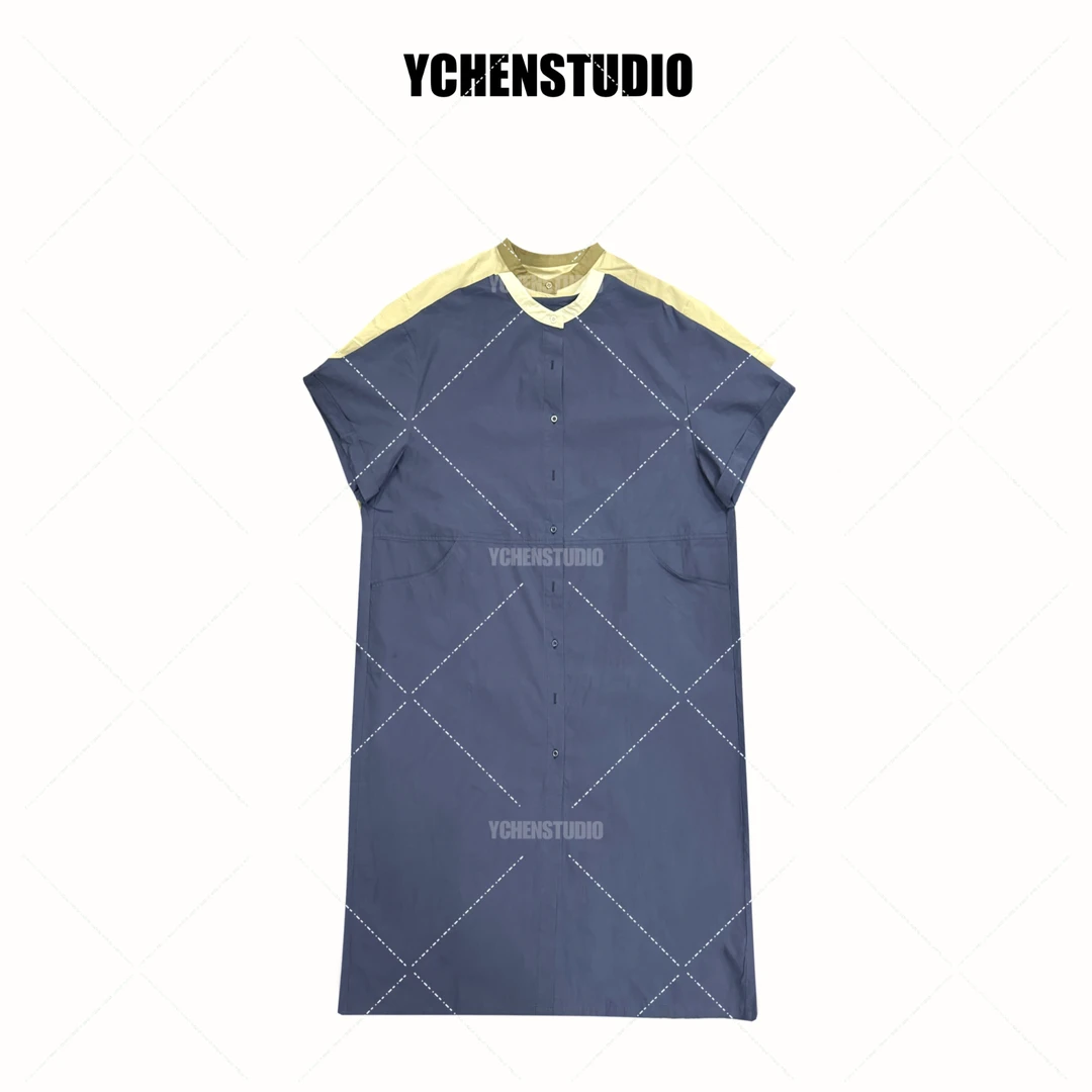 YCHENSTUDIO星奔川骛连衣裙气质休闲6008355