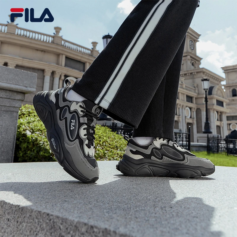 Fila/斐乐女鞋【火星鞋】秋冬百搭复古休闲运动老爹鞋F12W 342111