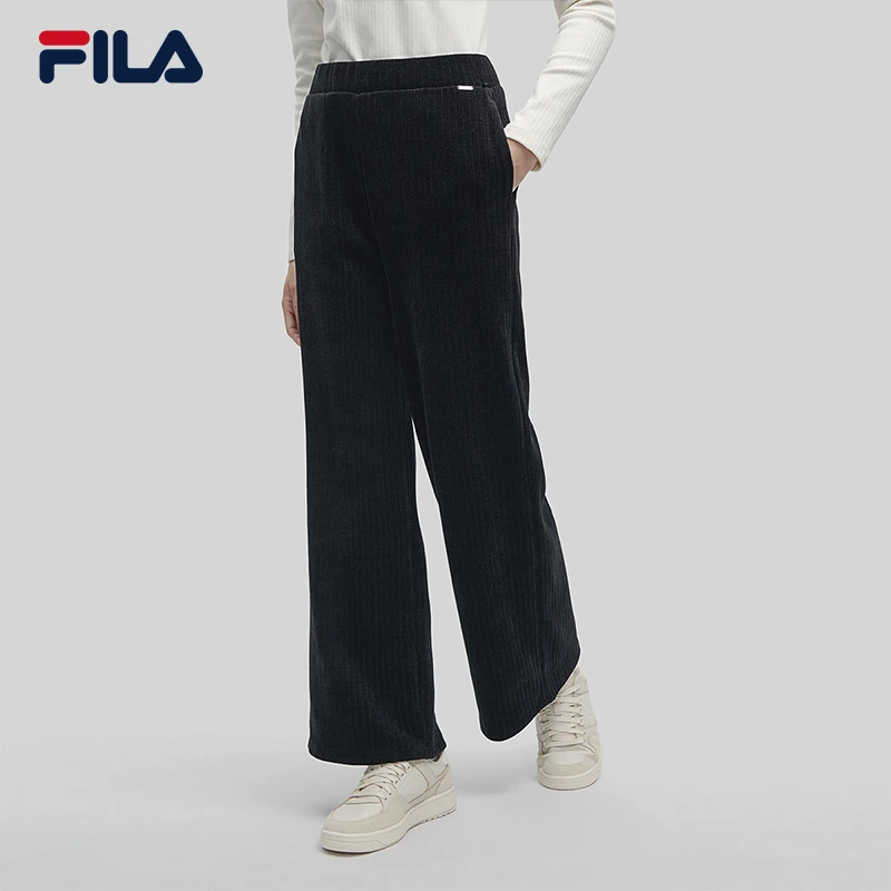 Fila/斐乐女装秋冬【时尚休闲微弹百搭宽松运动长裤】F11W 344604