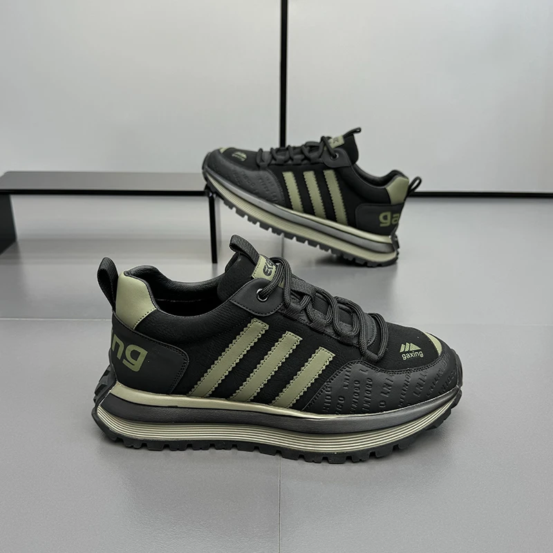 潮流男鞋时尚百搭舒适轻便透气潮鞋男士秋季软底休闲运动阿甘跑步