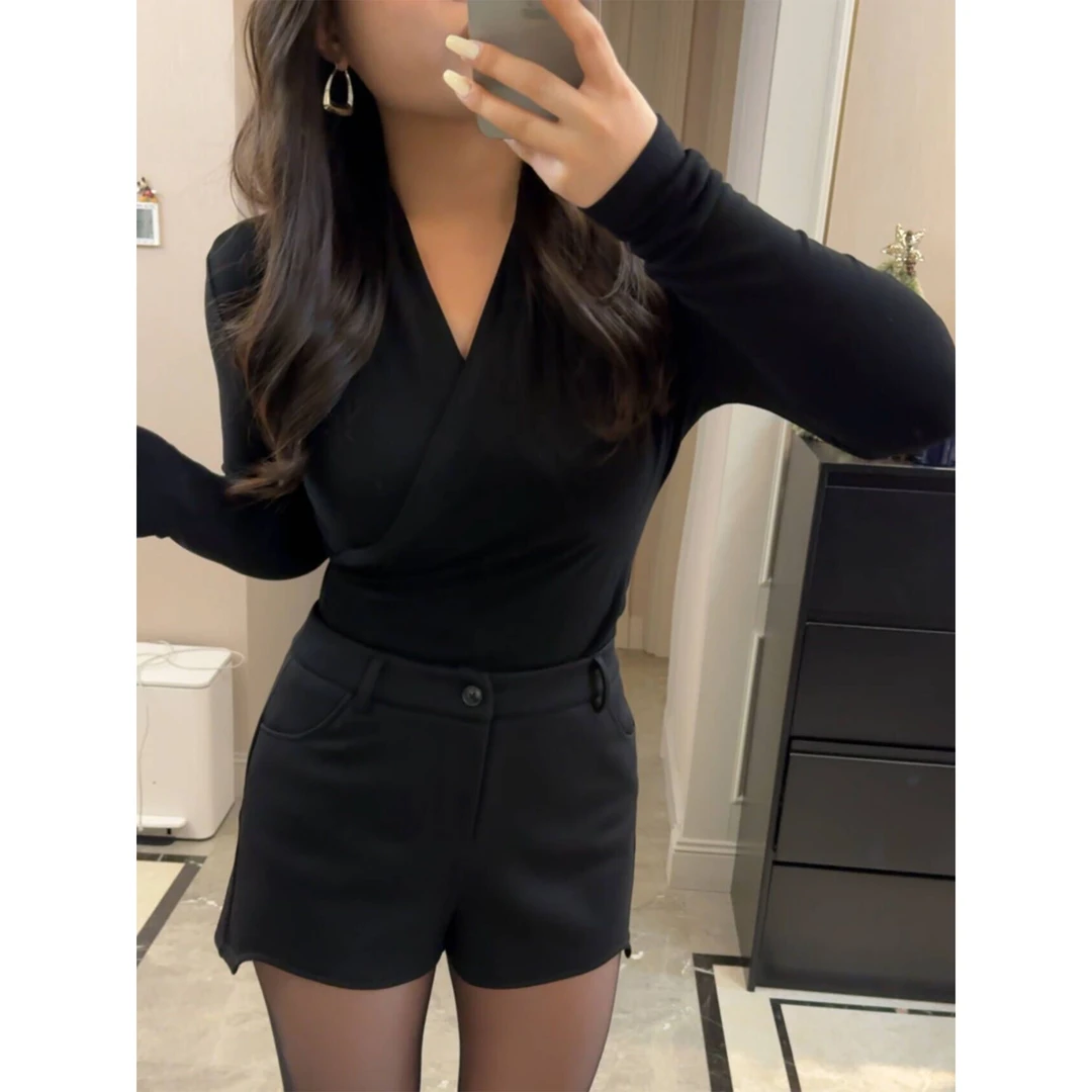 By张胖胖版型定制时尚百搭显瘦长袖纯色时尚针织衫【清仓专属】A60