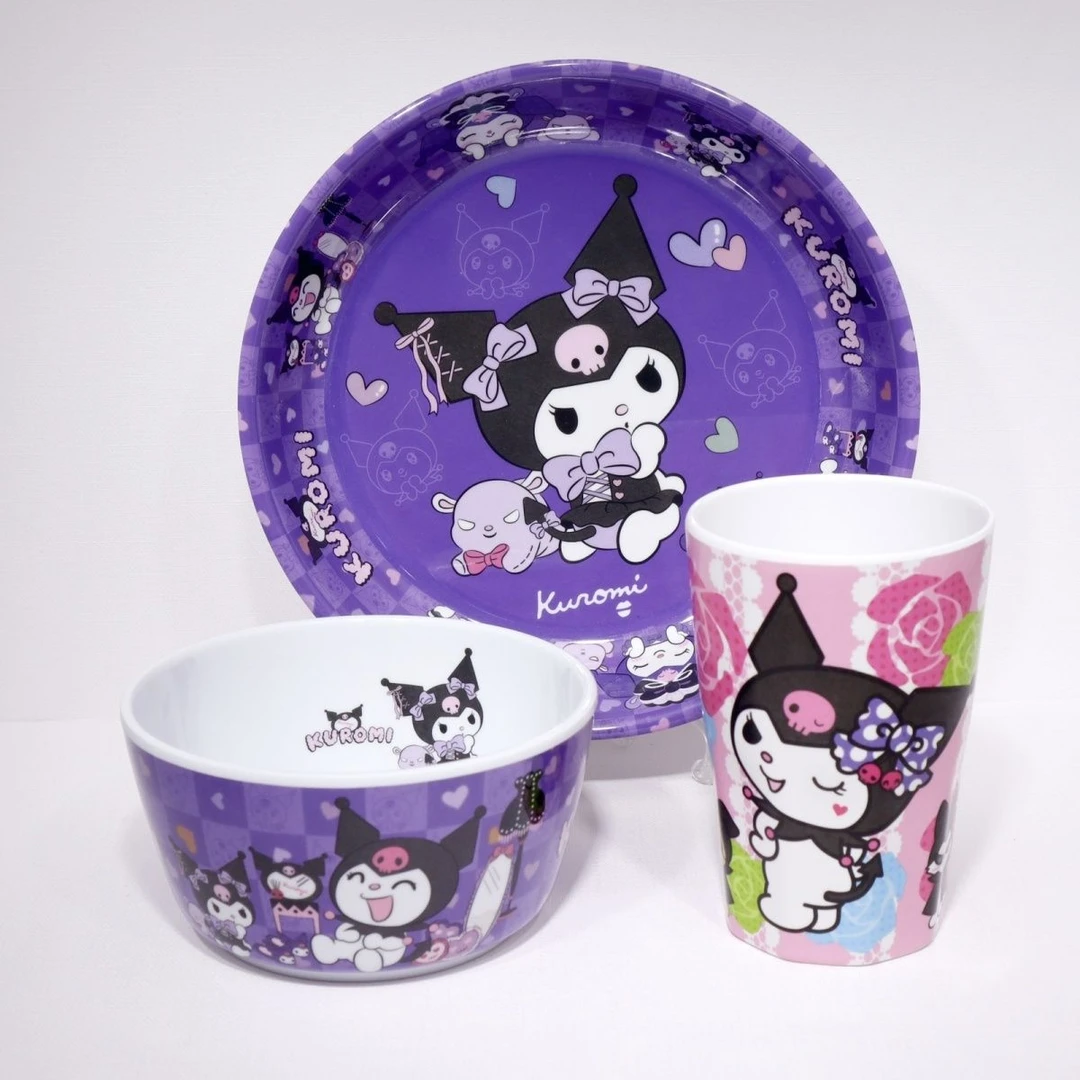 高档最新款可爱库洛米学生餐具家用爆款5寸吃饭碗防烫防摔食品级