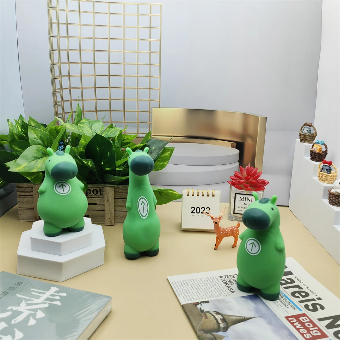 解压玩具网红爆款绿马拉拉乐减压创意卡通驴绿马新奇特玩具捏捏乐