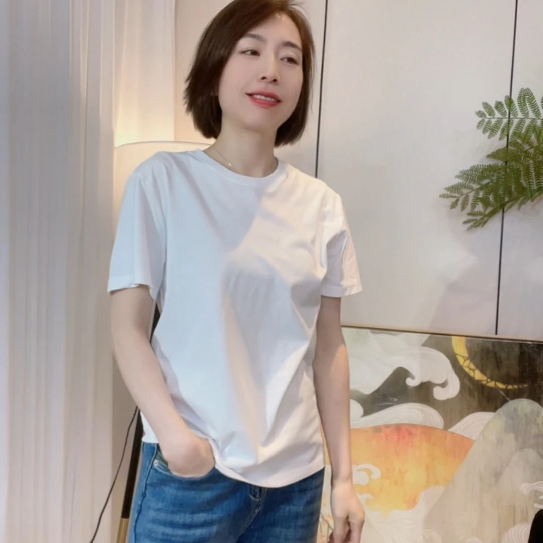『百搭T恤』杜邦索罗娜液氨面料夏季薄款男女同款液氨T 3901