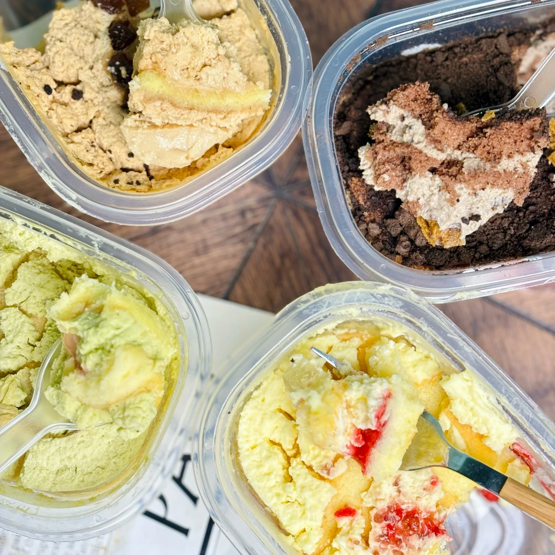 甜品盒子蛋糕动物奶油甜而不腻真材实料4盒4种口味【尽快食用