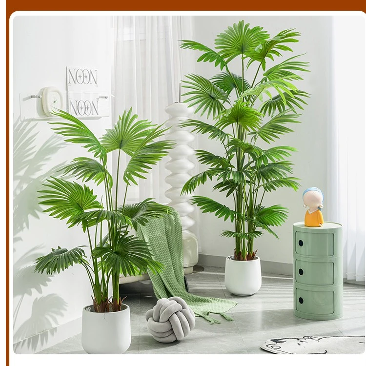 仿真绿植蒲葵高端轻奢室内客厅落地装饰大摆件仿真花懒人家装生活