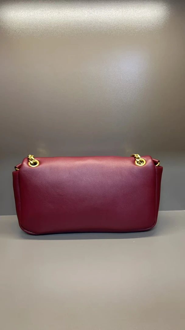 6006红色工包锁扣手提托特包通勤单肩斜挎包