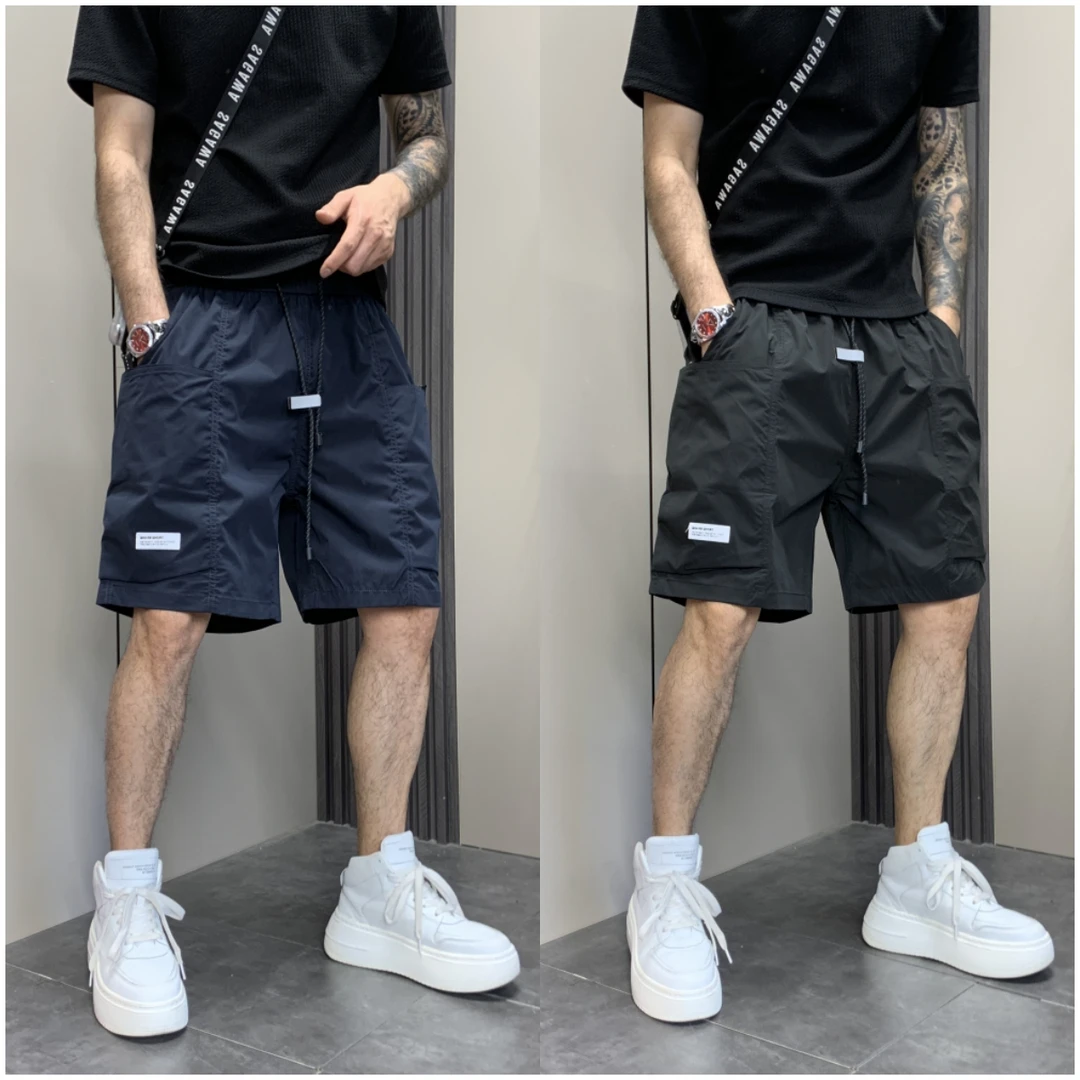 夏季新款男士短裤韩版轻薄潮流百搭休闲风宽松速干运动五分裤ins